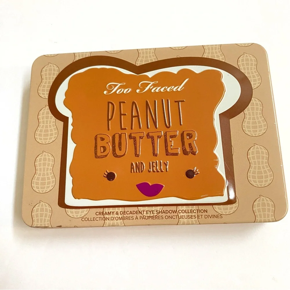 Too faced peanut butter & jelly eyeshadow palette eye color makeup brown coral
